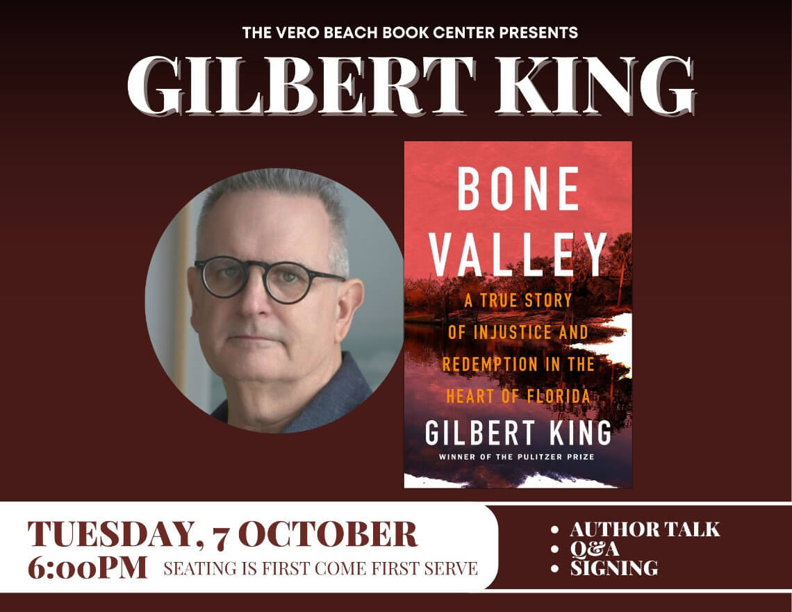 Gilbert King presenting Bone Valley